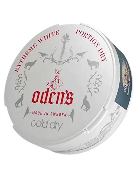 Odens Cold Dry. Oden's - 100g - Cold Dry - контейнер - 138 паков. Оденс 13 гр.