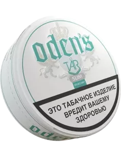Жевательный табак Oden's Tar Double Mint Slim - 16 грамм