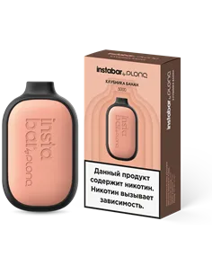 POD-система Instabar by Plonq - Клубника - Банан (5000 затяжек) - 2% - (1 шт.)