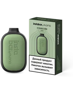 POD-система Instabar by Plonq - Клубника - Киви (5000 затяжек) - 2% - (1 шт.)