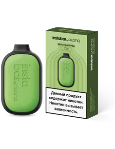 POD-система Instabar by Plonq - Яблочный фреш (5000 затяжек) - 2% - (1 шт.)