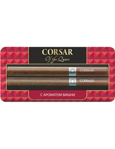 Сигариллы Corsar Of The Queen - Cherry (с ароматом вишни)  - 2 шт. (Блистер)