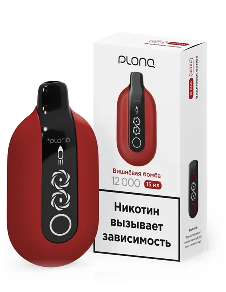 POD-система Plonq Ultra (12.000 затяжек) - Вишнёвая бомба