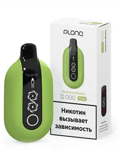 POD-система Plonq Ultra (12.000 затяжек) - Зелёное яблоко