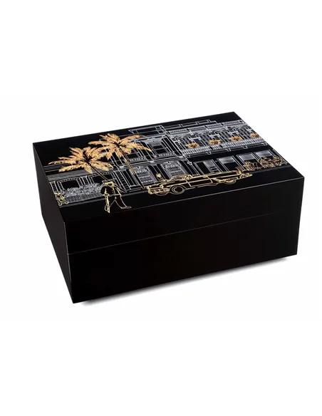 Хьюмидор Gentili Havana на 50 сигар, Черный лак - купить в интернет-магазине Havana Smoke