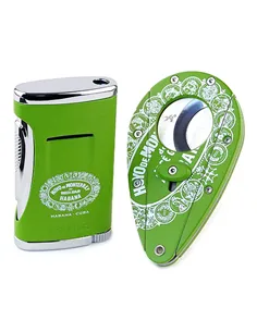 Подарочный набор - зажигалка+гильотина - Hoyo de Monterrey & Xikar