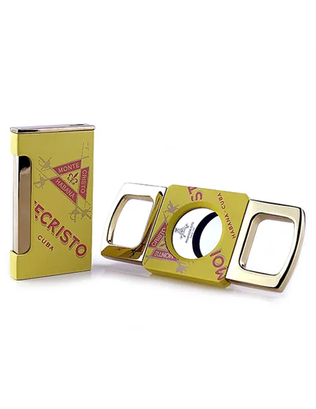 Подарочный набор - зажигалка+гильотина - Montecristo