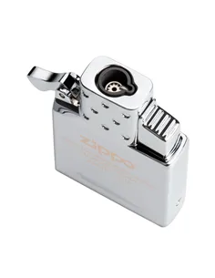  65826 Газовый вставной блок для широкой зажигалки Zippo, одинарное пламя, нержавеющая сталь