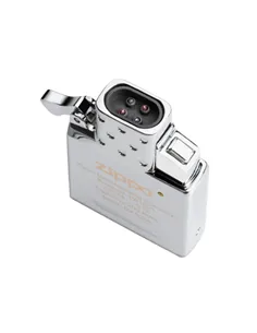             65828 Электронный вставной блок для широкой зажигалки Zippo, нержавеющая сталь