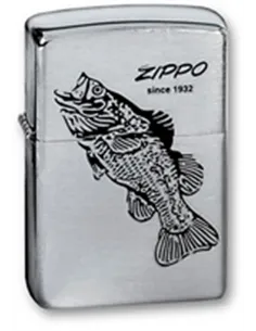  Зажигалка Zippo Z200 BLACK BASS
