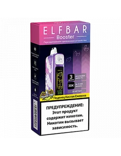 POD система Elf Bar - Booster 30.000 - Леденец кислая ежевика - 2% - (1 шт.)
