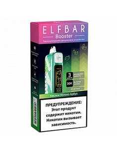 POD система Elf Bar - Booster 30.000 - Кислое яблоко - Арбуз - 2% - (1 шт.)