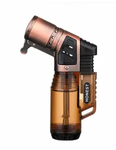 Зажигалка сигарная Honest, тройное пламя, бронза