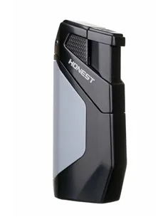 Зажигалка сигарная Honest, двойное пламя, с пробойником, синяя