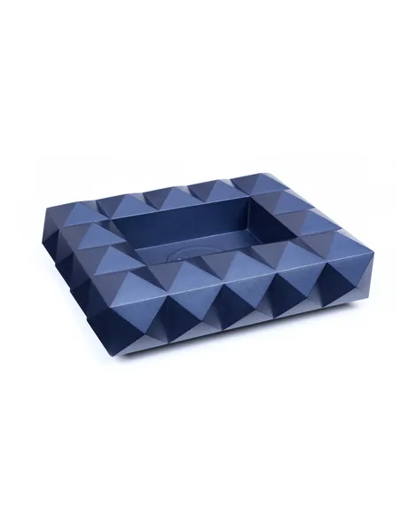 Пепельница Colibri Quasar на 8 сигар, Синий лак Navy-AT100T5