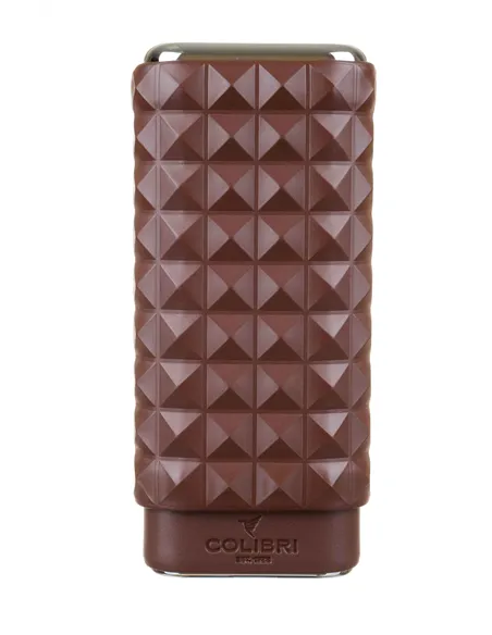 Чехол сигарный Colibri, телячья кожа и кедр, коричневый-LC250T4