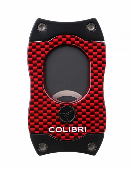 Гильотина Colibri S-cut, красный карбон CU500T32 - купить в интернет-магазине Havana Smoke