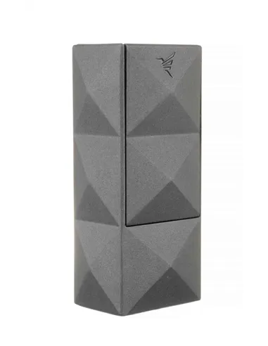 Зажигалка сигарная Colibri Quasar, двойное турбопламя, оружейная сталь-LI750T3