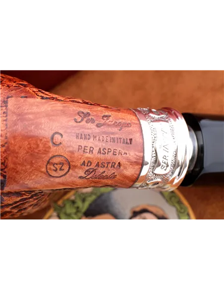Трубка SER JACOPO S2 Blast Silver