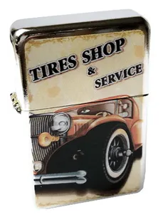 03112 Зажигалка бензиновая FARO Z16 хром полированный "Oldtimers 1"