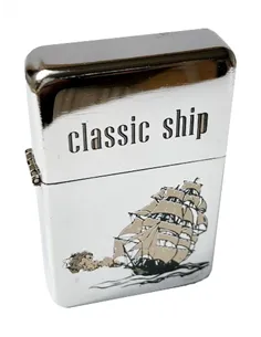 03126 Зажигалка бензиновая FARO Z16 хром полированный "Ships 3"