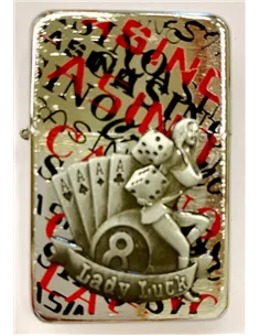 03132 Зажигалка бензиновая FARO Z16 "Casino 1"