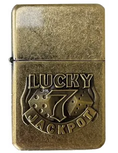 03163 Зажигалка бензиновая FARO Z16 "Lucky 7"