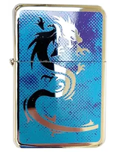 03184 Зажигалка бензиновая FARO Z16 "Dragon Blue"