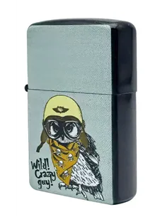 146336 Зажигалка бензиновая Z16 "Wild Crazy Guy 1" -27