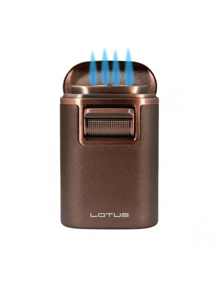 Зажигалка Lotus Brawn Brown Crackle & Copper Настольная T7COP