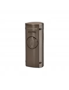 Зажигалка Lotus Minister Gunmetal & Silver Carbon Fiber Настольная T8000