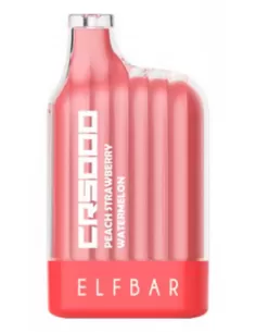 Электронная сигарета ELFBAR CR5000 Персик клубника арбуз 