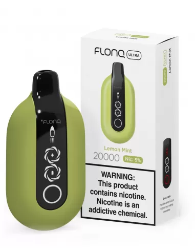 Электронная сигарета Flonq Ultra Лимон мята, 20 000 затяжек