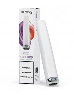 Электронная сигарета Plonq Plus Pro Малина-Мандарин, 4000 затяжек