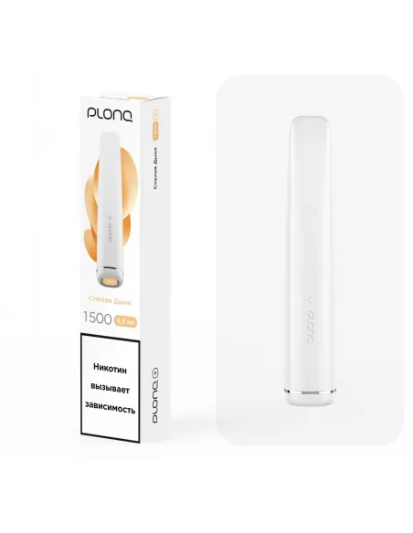 Электронная сигарета Plonq Plus Спелая Дыня, 1500 затяжек 