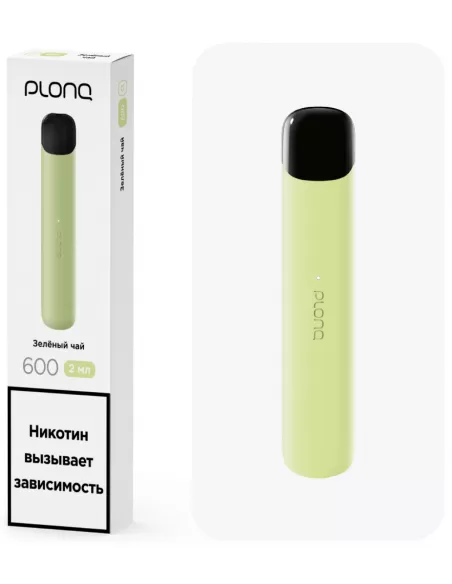 Электронная сигарета Plonq Alpha, со вкусом "Зелёный чай"