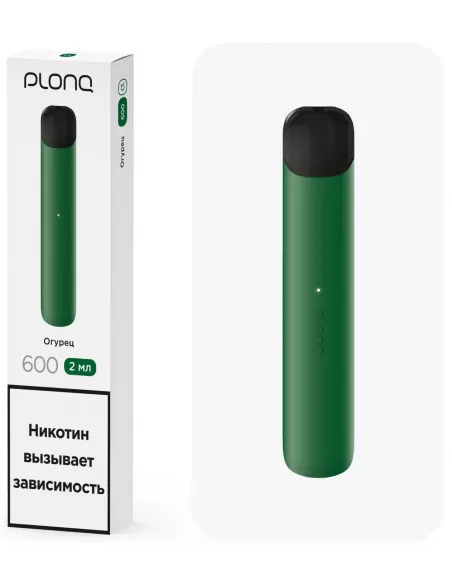 Электронная сигарета Plonq Alpha, со вкусом "Огурец"