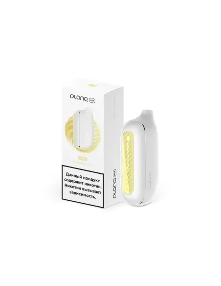 Электронная сигарета Plonq Max Банановый шейк, 6000 затяжек