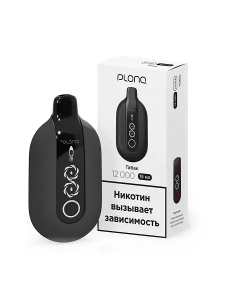 Электронная сигарета Plonq Ultra Табак, 12 000 затяжек