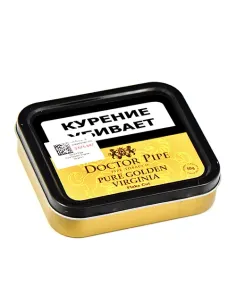 Трубочный табак Doctor Pipe Virginia Pure Gold Flake Cut 50 гр банка 
