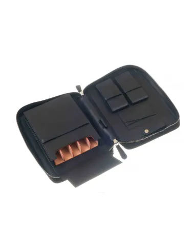 Сигарная сумка-хьюмидор P&A на 5 сигар С260 Black