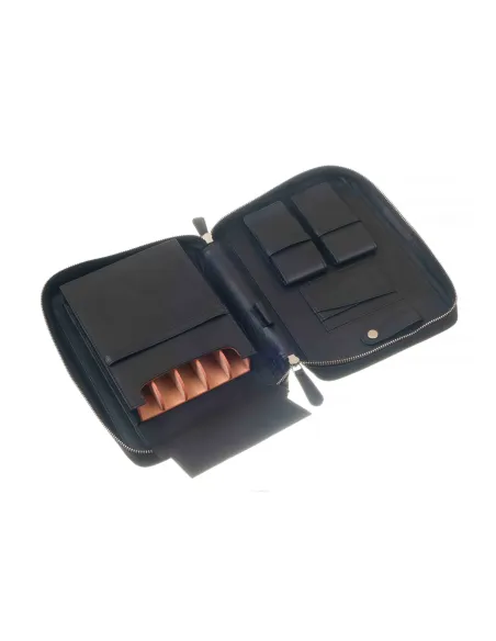 Сигарная сумка-хьюмидор P&A на 5 сигар С260 Black