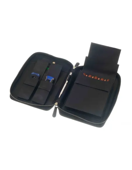 Сигарная сумка-хьюмидор P&A на 5 сигар С260 Black