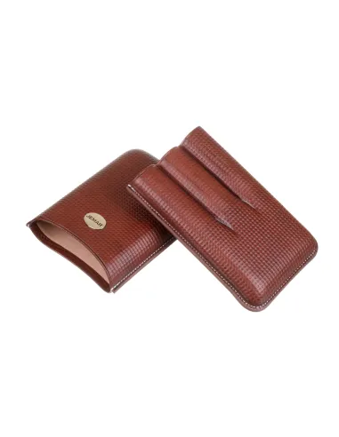 Чехол Jemar на 3 сигары, натуральная кожа - купить в интернет-магазине Havana Smoke