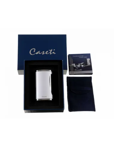 Зажигалка Caseti сигарная турбо, серебристая CA567-3