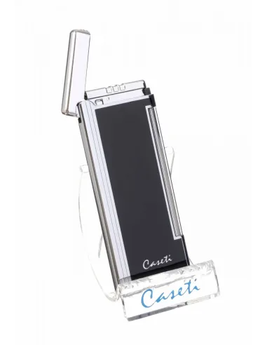 Зажигалка Caseti кремниевая, супертонкая, черная CA326-1