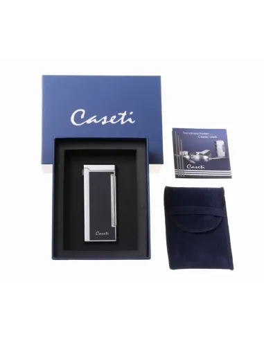 Зажигалка Caseti кремниевая, супертонкая, черная CA326-1