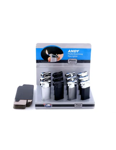 Зажигалка трубочная COOL, металл (12 штук в упаковке) 224-811