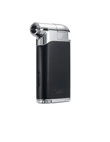 Зажигалка трубочная Colibri Pacific с тампером, матовый черный-хром LI400C5