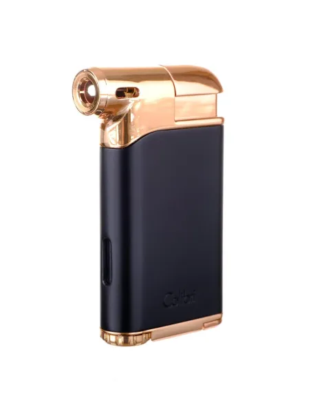 Зажигалка трубочная Colibri Pacific с тампером, черный-красное золото LI400C9